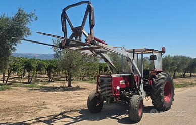 Trattore Steyr 650 e pala Argnani e Monti