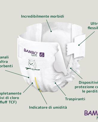Bambo Nature Pannolini Taglia 6 120 Pezzi