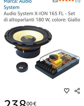 Kit a 2 vie PhD Red e Audio System da 165mm