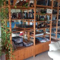 Libreria legno fatta a mano