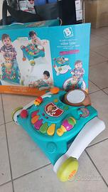 Tavolino primi passi 3in1 Walker table 6-36 mesi