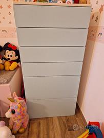 Cassettiera azzurro Ikea