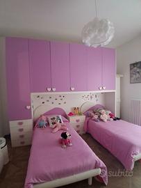 cameretta completa con 2 letti