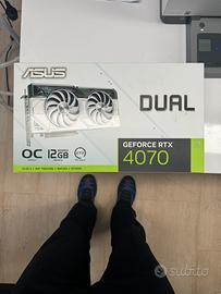 Nvidia geforce Asus 4070 12gb oc edition white