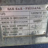 Atomizzatore turbmatic 3000lt