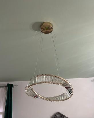 2 Lampadari led cristallo a sospensione