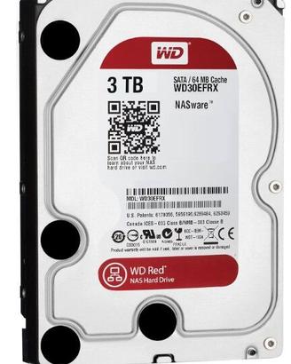 WD Red NASware 3.0 WD30EFRX 3 TB 64 Mb cache 5400