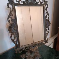 Specchio antico da tavolo, basculante