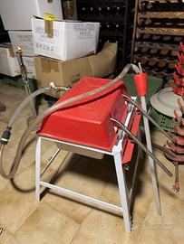 Riempitrice vino Grifo 2 sifoni con cavalletto