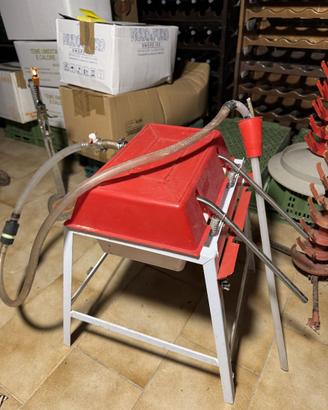 Riempitrice vino Grifo 2 sifoni con cavalletto