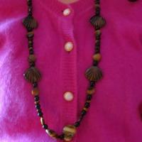 COLLANA in occhio di tigre e onice