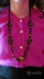 COLLANA in occhio di tigre e onice
