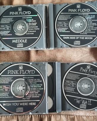 4 cd Pink floyd prima stampa  Japan black face 