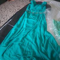 vestito cerimonia blu