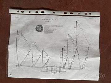 Kit antenna per hf delta loop 6 elementi 3 bande