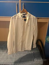 Camicia lino Ralph Lauren bianca