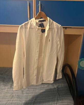 Camicia lino Ralph Lauren bianca