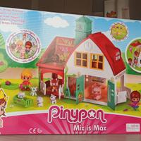 Fattoria casa Pinypon 2 personaggi 9 animali