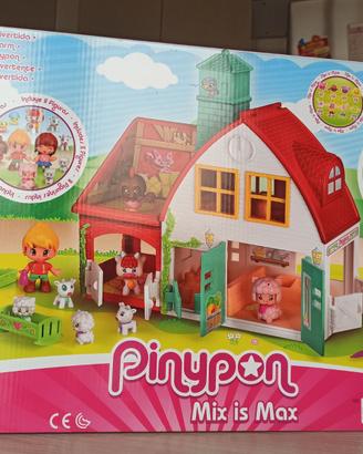 Fattoria casa Pinypon 2 personaggi 9 animali