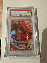LUFFY signed psa10