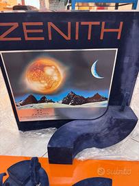 Espositore vetrina vintage orologi Zenith