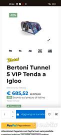 tenda Bertoni 5 persone