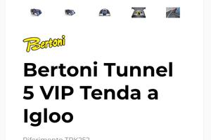 tenda Bertoni 5 persone