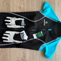 Muta leggera per sport vela con guanti per bambino