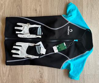 Muta leggera per sport vela con guanti per bambino