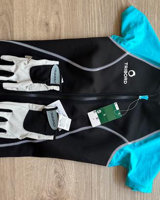 Muta leggera per sport vela con guanti per bambino