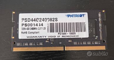 Sodimm DDR4 4GB 2400