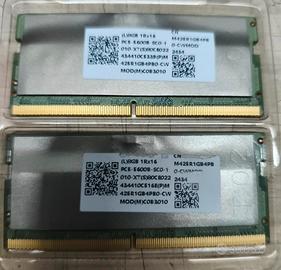Moduli Memoria DDR5 16Gb  (2x8Gb) 5600 Samsung