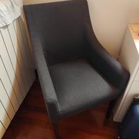 Poltrona Ikea Sakarias Grigio scuro 