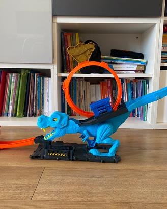 Hot Wheels City Sfreccia sul T-Rex Loop dinosauro
