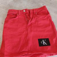 gonna rossa Calvino klein