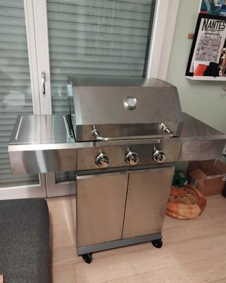 barbecue a gas inox 3 bruciatori