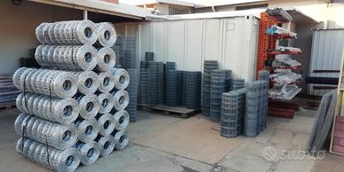 Rete recinzione e paletti