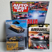 HOT WHEELS MINI GT FERRARI 499P LE MANS CADILLAC