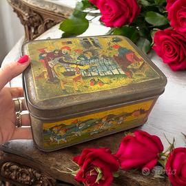 Antica rara scatola anni 30 collezione Biancaneve