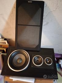 casse Sony e amplificatore