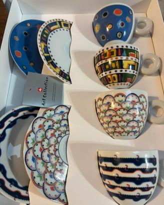 Set 4 tazze cappuccino Art Collection - Illy 2015