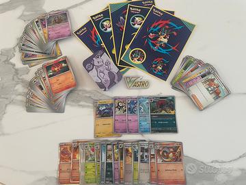 Lotto 100 Carte Pokémon + Gadget