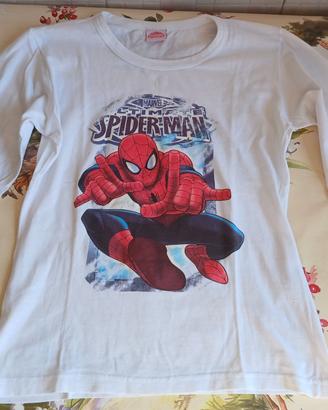 T - shirt manica lunga Spider-Man, Marvel, 7 anni