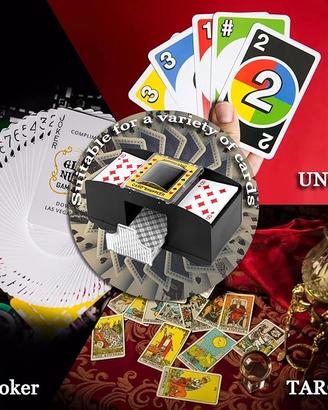 Mescolatore Carte da Gioco Automatico con Batteria
