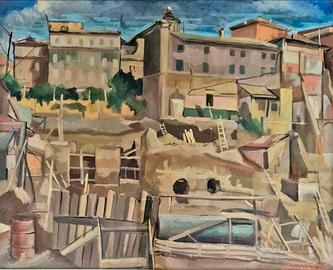 quadro ad olio del pittore Strachota 