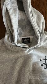 Felpa felpata stussy grigia taglia M