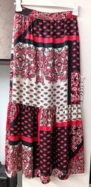 Gonna lunga fantasia marca Miss miss made in Italy