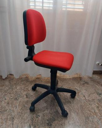 Sedia ufficio rossa