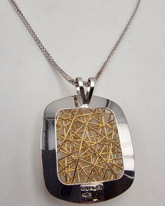 CIONDOLO ORO QUADRI