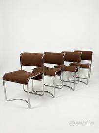 4 sedie vintage bauhaus modernariato design
